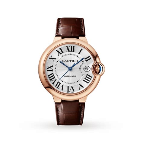 montre a gousset cartier|cartier gold leather watch.